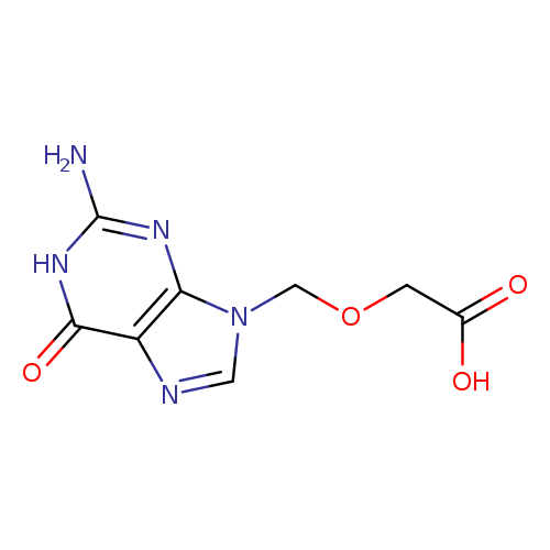 Acetic acid,2-[(2-amino-1,6-dihydro-6-oxo-9H-purin-9-yl)methoxy]-