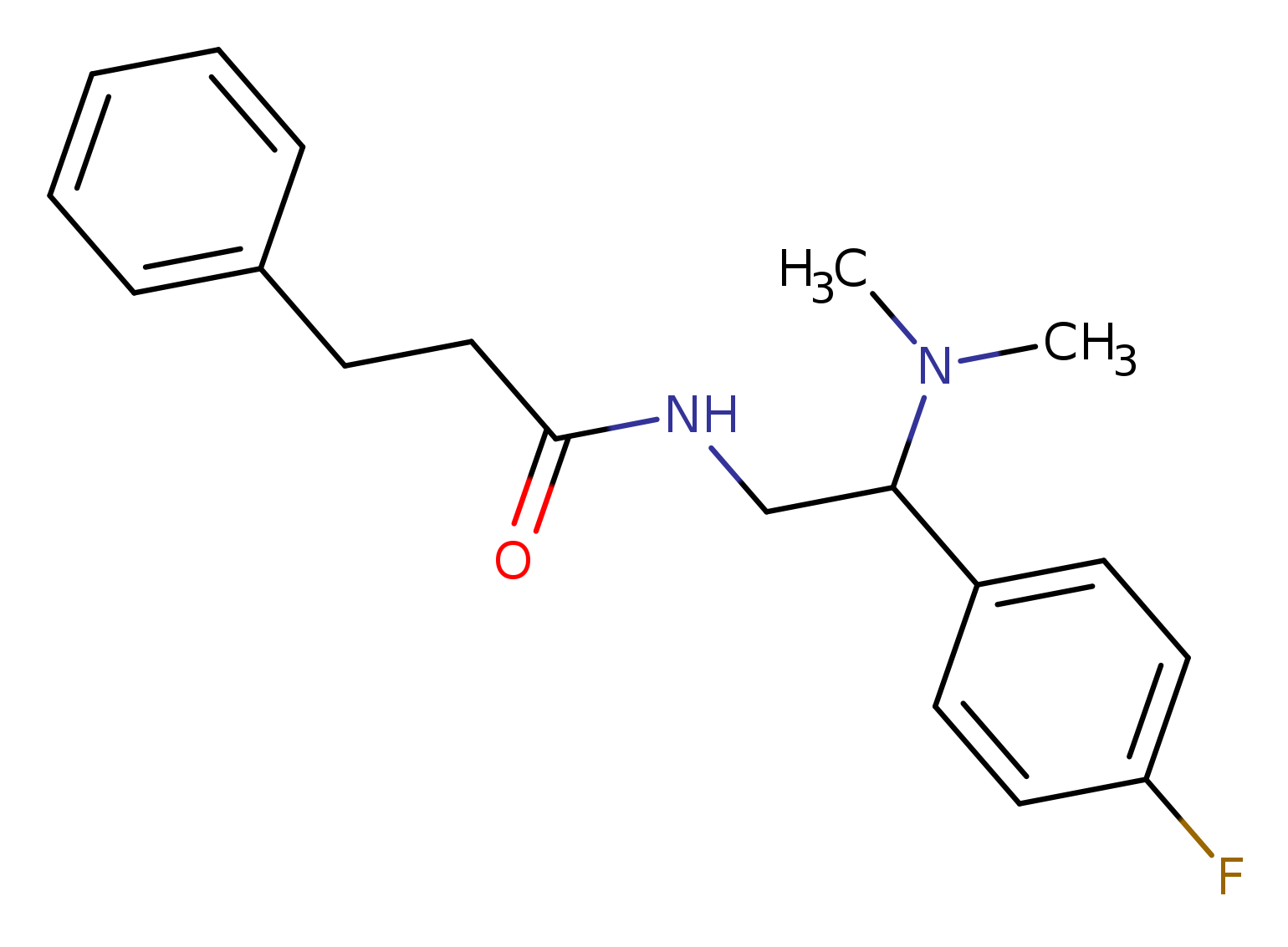 N-[2-(dimethylamino)-2-(4-fluorophenyl)ethyl]-3-phenylpropanamide