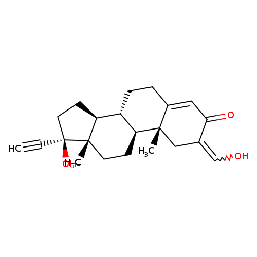 17alpha-hydroxy-2-(hydroxymethylene)pregn-4-en-20-yn-3-one