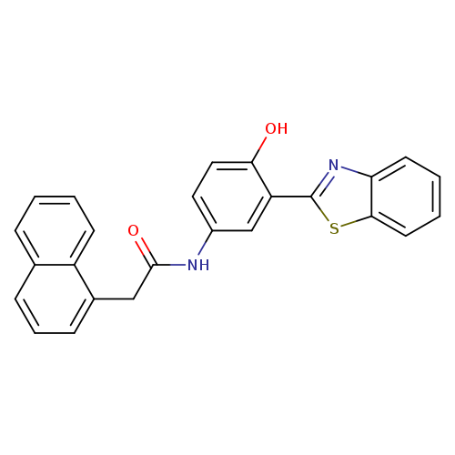 N-[3-(1,3-benzothiazol-2-yl)-4-hydroxyphenyl]-2-(naphthalen-1-yl)acetamide