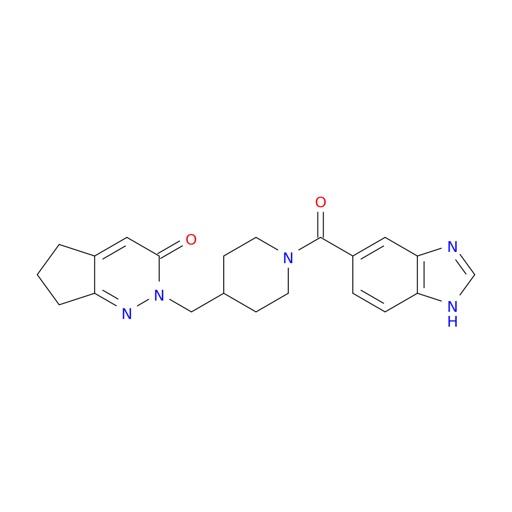 2-{[1-(1H-1,3-benzodiazole-5-carbonyl)piperidin-4-yl]methyl}-2H,3H,5H,6H,7H-cyclopenta[c]pyridazin-3-one