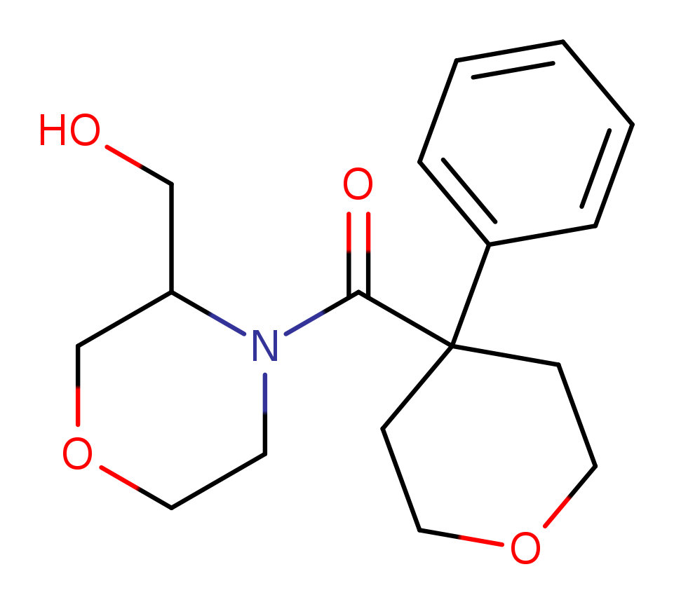 [4-(4-phenyloxane-4-carbonyl)morpholin-3-yl]methanol