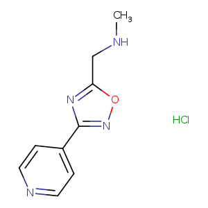 methyl({[3-(pyridin-4-yl)-1,2,4-oxadiazol-5-yl]methyl})amine hydrochloride