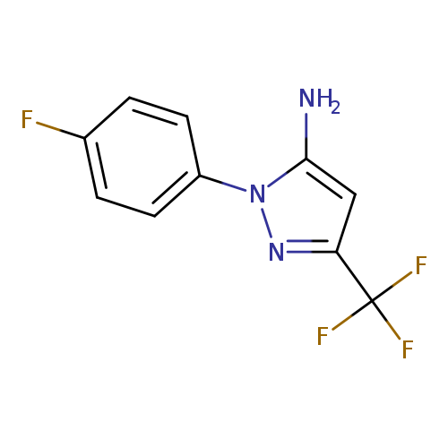 1-(4-Fluorophenyl)-3-(trifluoromethyl)-1H-pyrazol-5-amine