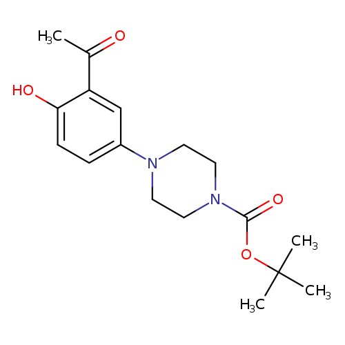 tert-butyl 4-(3-acetyl-4-hydroxyphenyl)piperazine-1-carboxylate