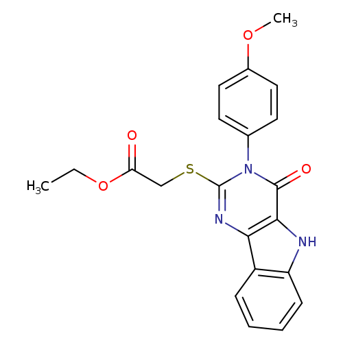 ethyl 2-{[3-(4-methoxyphenyl)-4-oxo-3H,4H,5H-pyrimido[5,4-b]indol-2-yl]sulfanyl}acetate