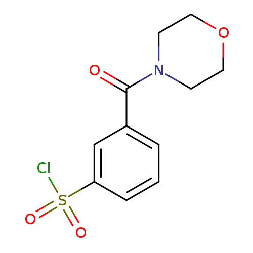 3-(morpholine-4-carbonyl)benzene-1-sulfonyl chloride