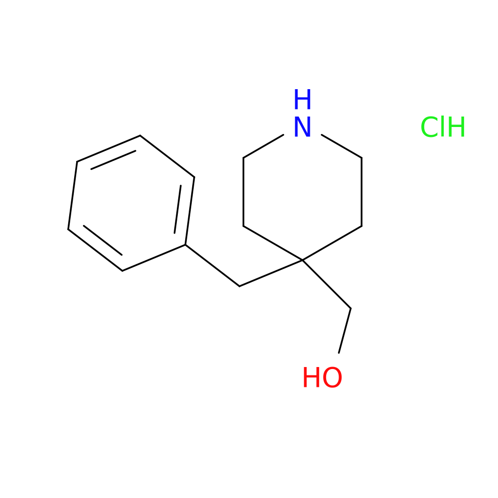 (4-Benzylpiperidin-4-yl)methanol Hydrochloride