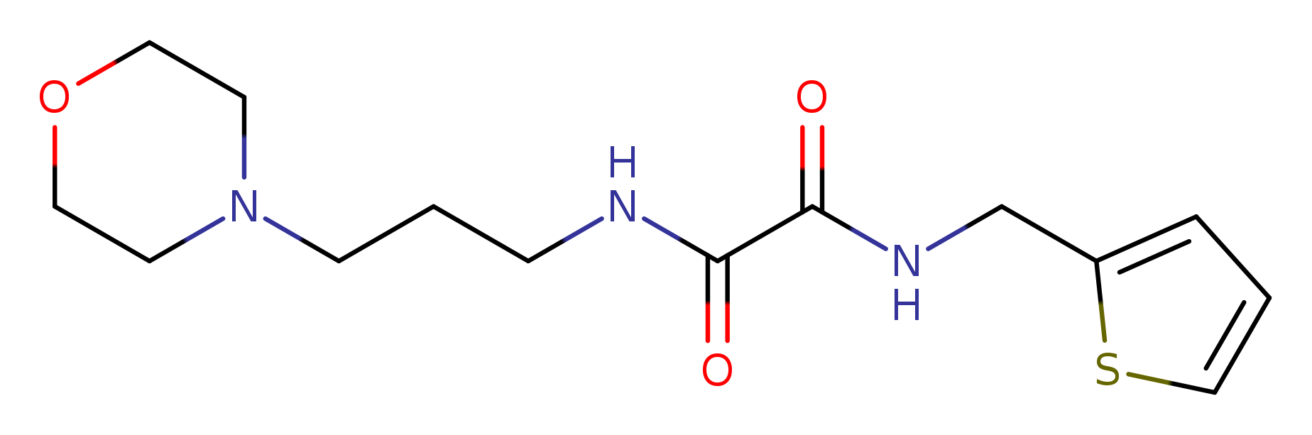 N'-[3-(morpholin-4-yl)propyl]-N-[(thiophen-2-yl)methyl]ethanediamide