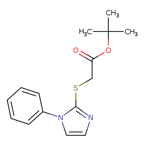 tert-butyl 2-[(1-phenyl-1H-imidazol-2-yl)sulfanyl]acetate