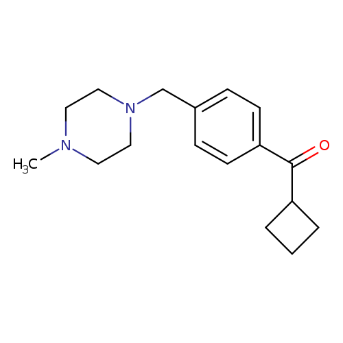CYCLOBUTYL 4-(4-METHYLPIPERAZINOMETHYL)PHENYL KETONE