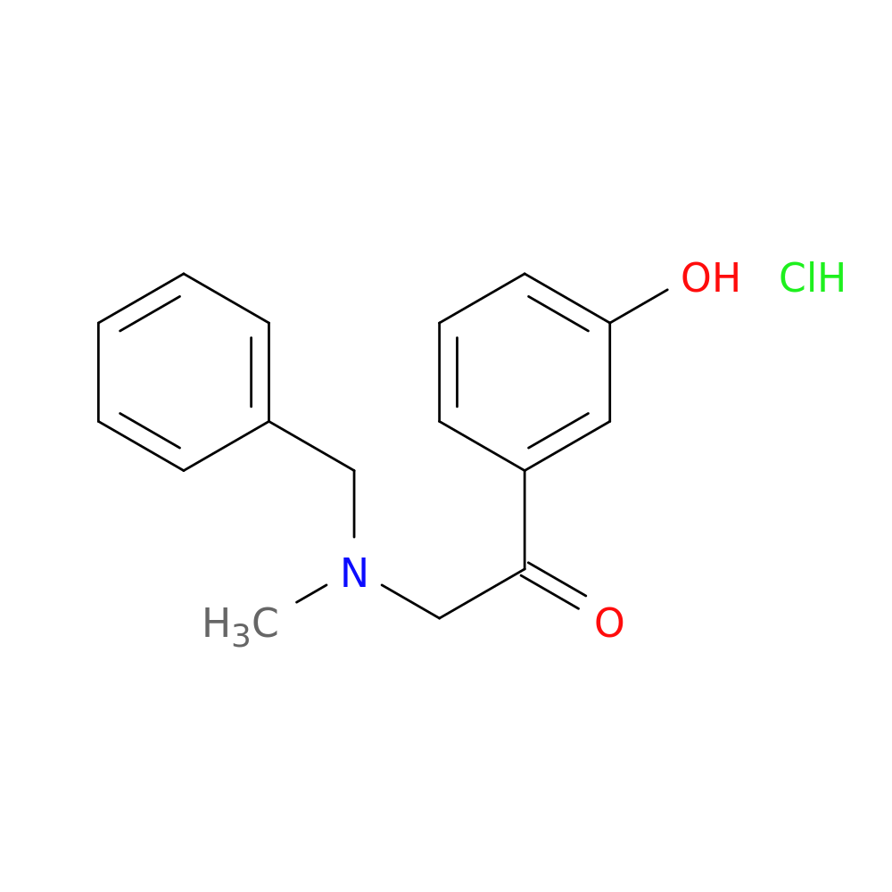 2-(Benzyl(methyl)amino)-1-(3-hydroxyphenyl)ethanone hydrochloride