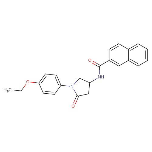 N-[1-(4-ethoxyphenyl)-5-oxopyrrolidin-3-yl]naphthalene-2-carboxamide