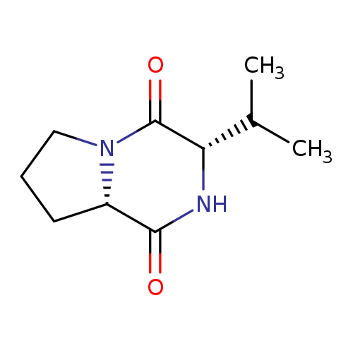 PYRROLO[1,2-A]PYRAZINE-1,4-DIONE, HEXAHYDRO-3-(1-METHYLETHYL)-, (3S,8AS)-