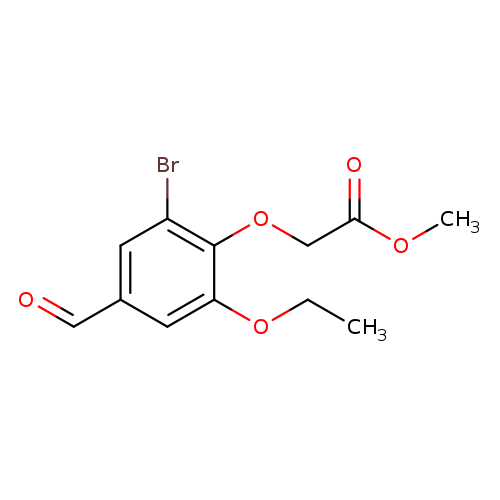 methyl (2-bromo-6-ethoxy-4-formylphenoxy)acetate