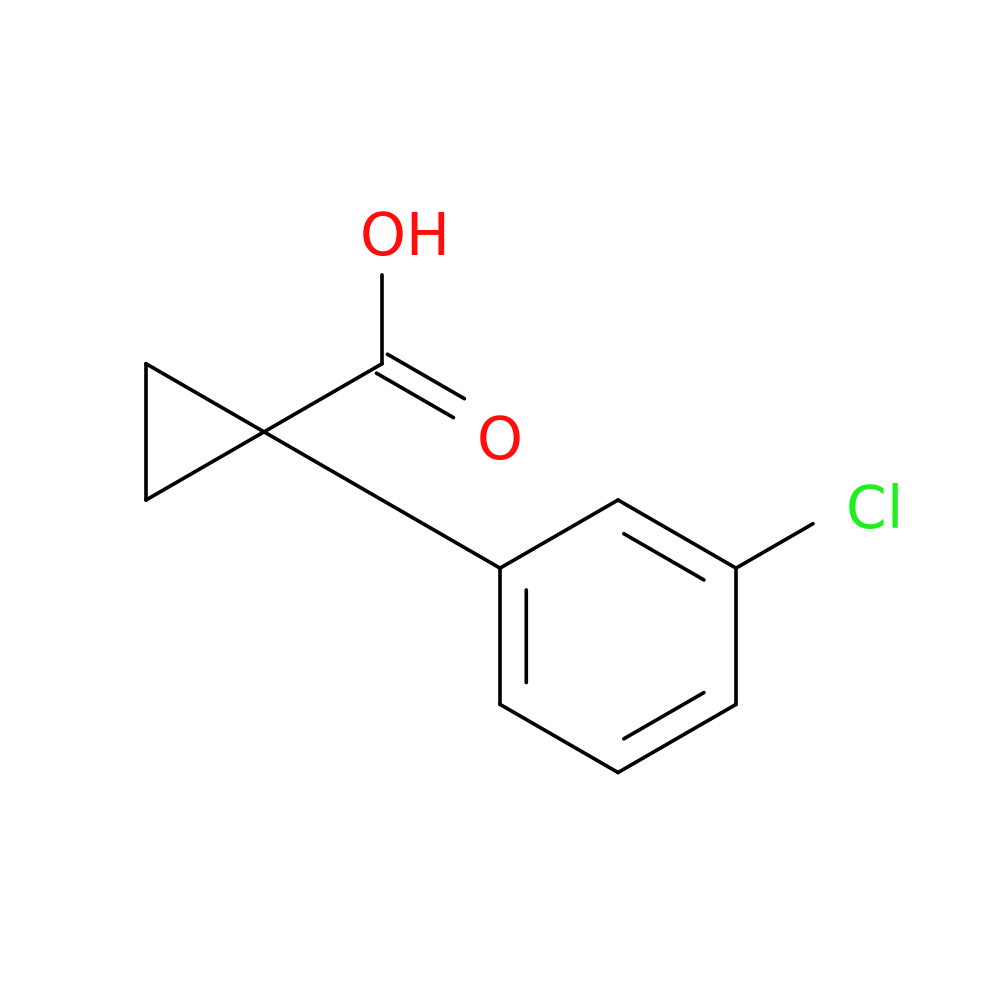 1-(3-Chlorophenyl)cyclopropanecarboxylic acid