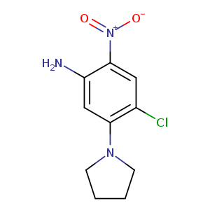 4-chloro-2-nitro-5-(pyrrolidin-1-yl)aniline