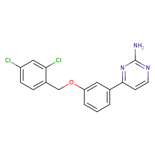 4-{3-[(2,4-dichlorophenyl)methoxy]phenyl}pyrimidin-2-amine