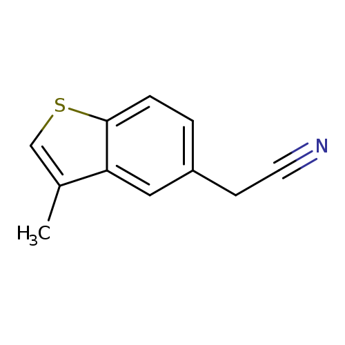 2-(3-methyl-1-benzothiophen-5-yl)acetonitrile