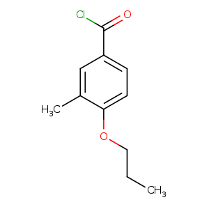 3-Methyl-4-propoxybenzoyl chloride