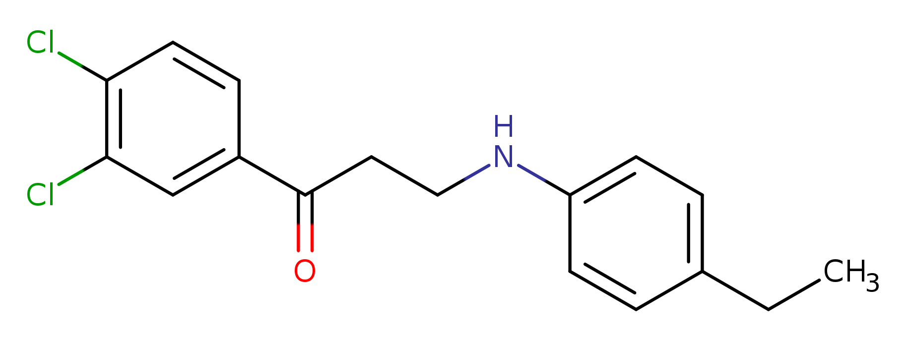 1-(3,4-Dichlorophenyl)-3-((4-ethylphenyl)amino)propan-1-one