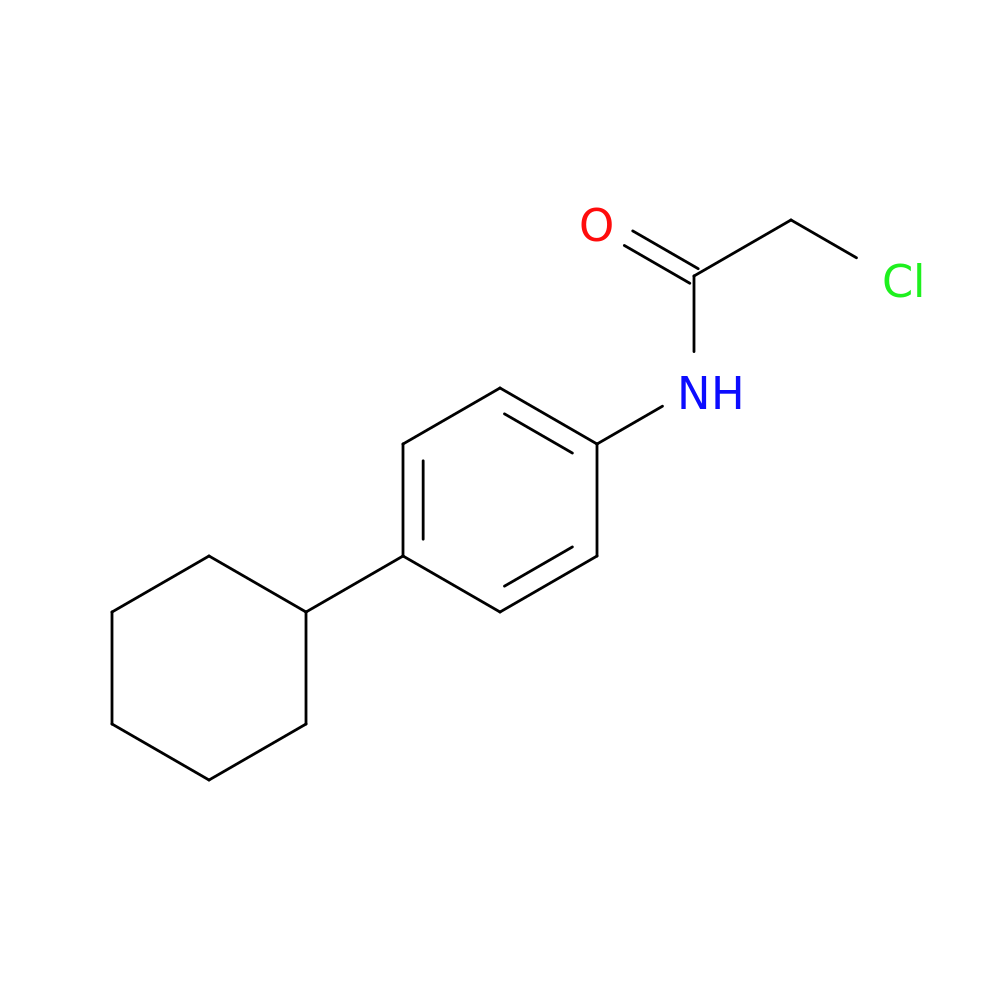 Acetamide, 2-chloro-N-(4-cyclohexylphenyl)-