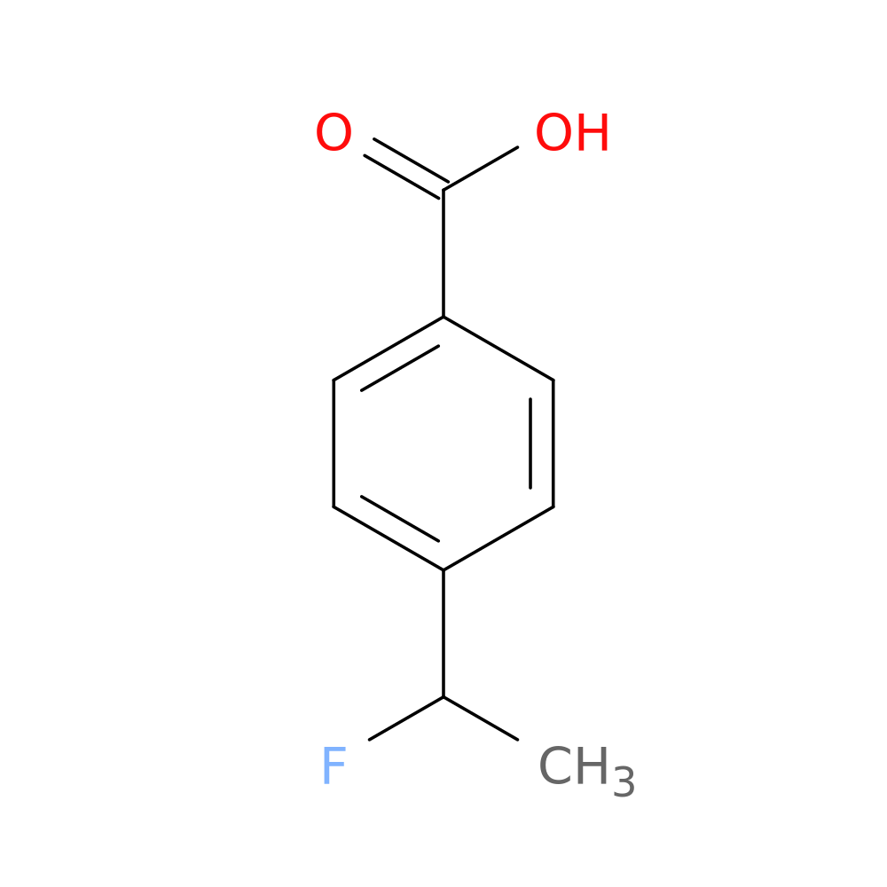 4-(1-fluoroethyl)benzoic acid