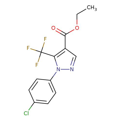 Ethyl 1-(4-chlorophenyl)-5-(trifluoromethyl)-1h-pyrazole-4-carboxylate