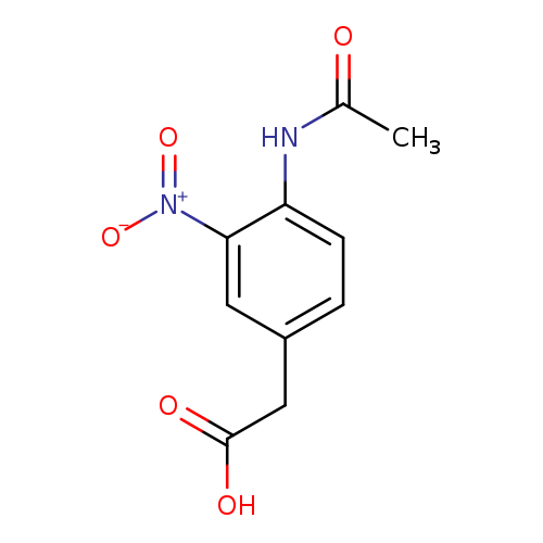 Benzeneacetic acid, 4-(acetylamino)-3-nitro-