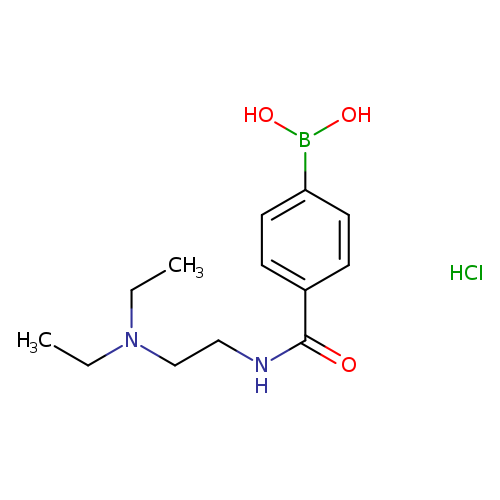 4-[2-(N,N-Diethylaminoethyl)aminocarbonyl]phenylboronic acid, HCl