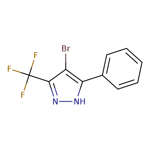 4-bromo-5-phenyl-3-(trifluoromethyl)-1H-pyrazole