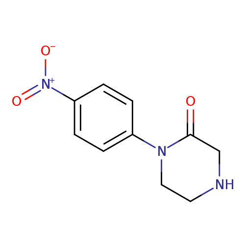 1-(4-nitrophenyl)piperazin-2-one