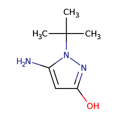 3H-Pyrazol-3-one, 5-amino-1-(1,1-dimethylethyl)-1,2-dihydro- (9CI)