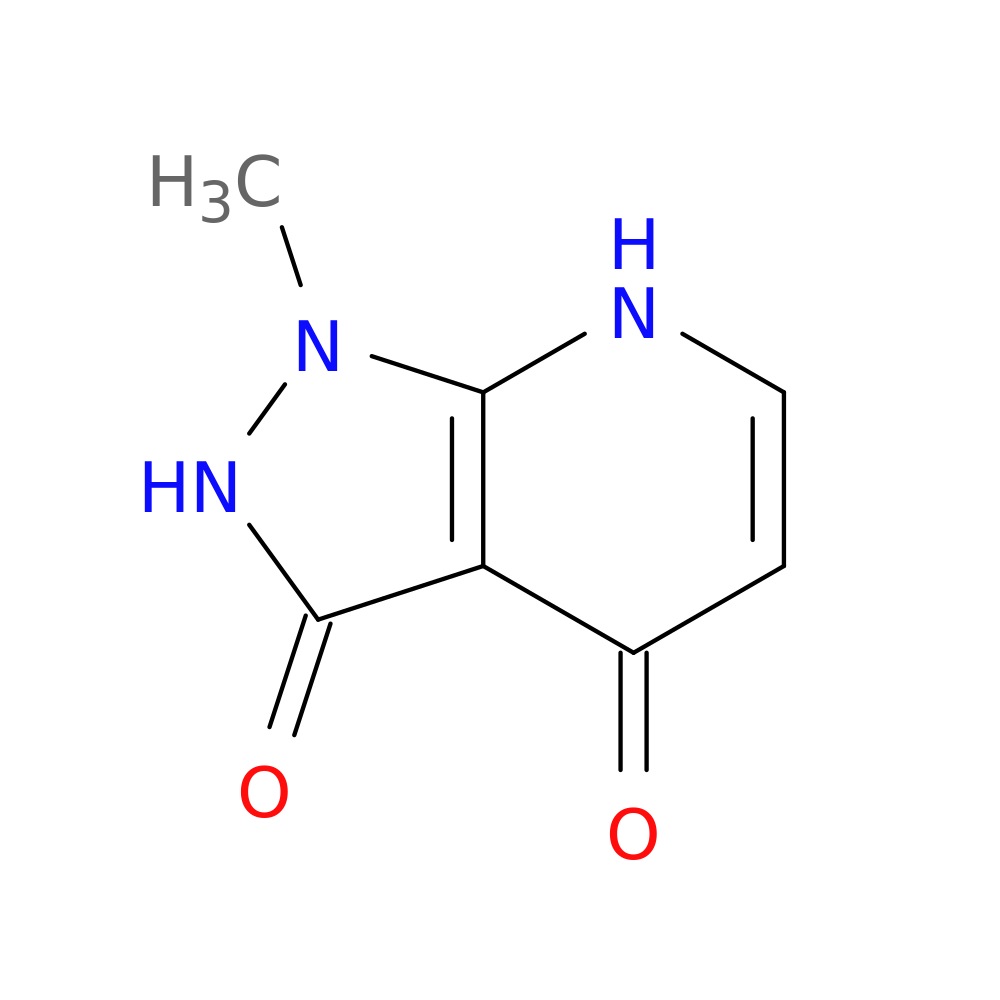 1-methyl-1H,2H,3H,4H,7H-pyrazolo[3,4-b]pyridine-3,4-dione