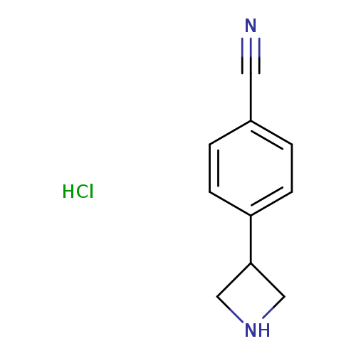 Benzonitrile, 4-(3-azetidinyl)-, hydrochloride (1:1)