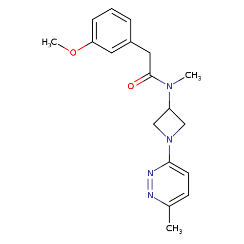 2-(3-methoxyphenyl)-N-methyl-N-[1-(6-methylpyridazin-3-yl)azetidin-3-yl]acetamide
