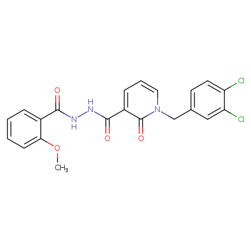 N'-{1-[(3,4-dichlorophenyl)methyl]-2-oxo-1,2-dihydropyridine-3-carbonyl}-2-methoxybenzohydrazide