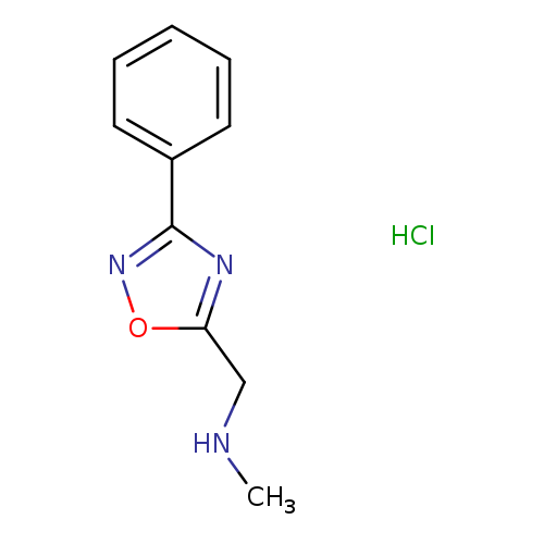 N-methyl-1-(3-phenyl-1,2,4-oxadiazol-5-yl)methanamine hydrochloride