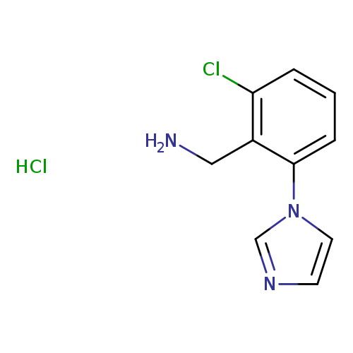 [2-chloro-6-(1h-imidazol-1-yl)phenyl]methanamine hydrochloride