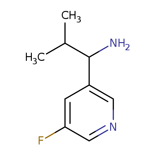 1-(5-fluoropyridin-3-yl)-2-methylpropan-1-amine