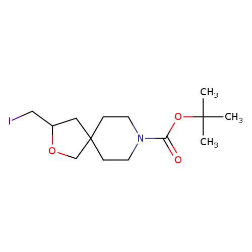 tert-Butyl 3-(iodomethyl)-2-oxa-8-azaspiro[4.5]decane-8-carboxylate
