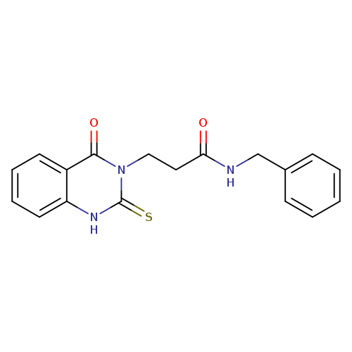 N-benzyl-3-(4-oxo-2-sulfanylidene-1,2,3,4-tetrahydroquinazolin-3-yl)propanamide