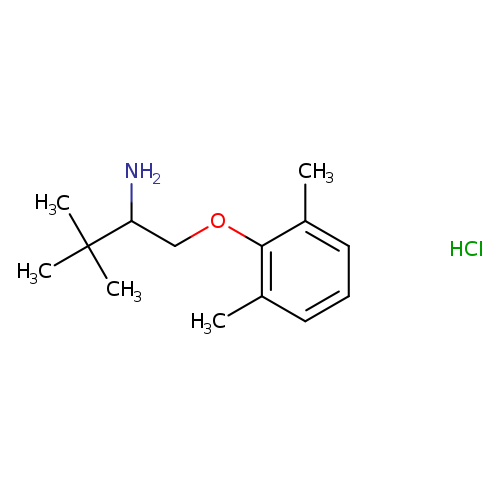 2-(2-amino-3,3-dimethylbutoxy)-1,3-dimethylbenzene hydrochloride