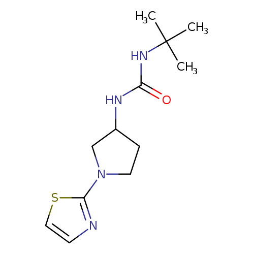 3-tert-butyl-1-[1-(1,3-thiazol-2-yl)pyrrolidin-3-yl]urea
