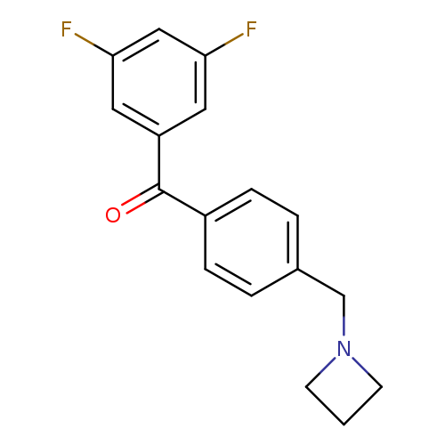 (4-(Azetidin-1-ylmethyl)phenyl)(3,5-difluorophenyl)methanone