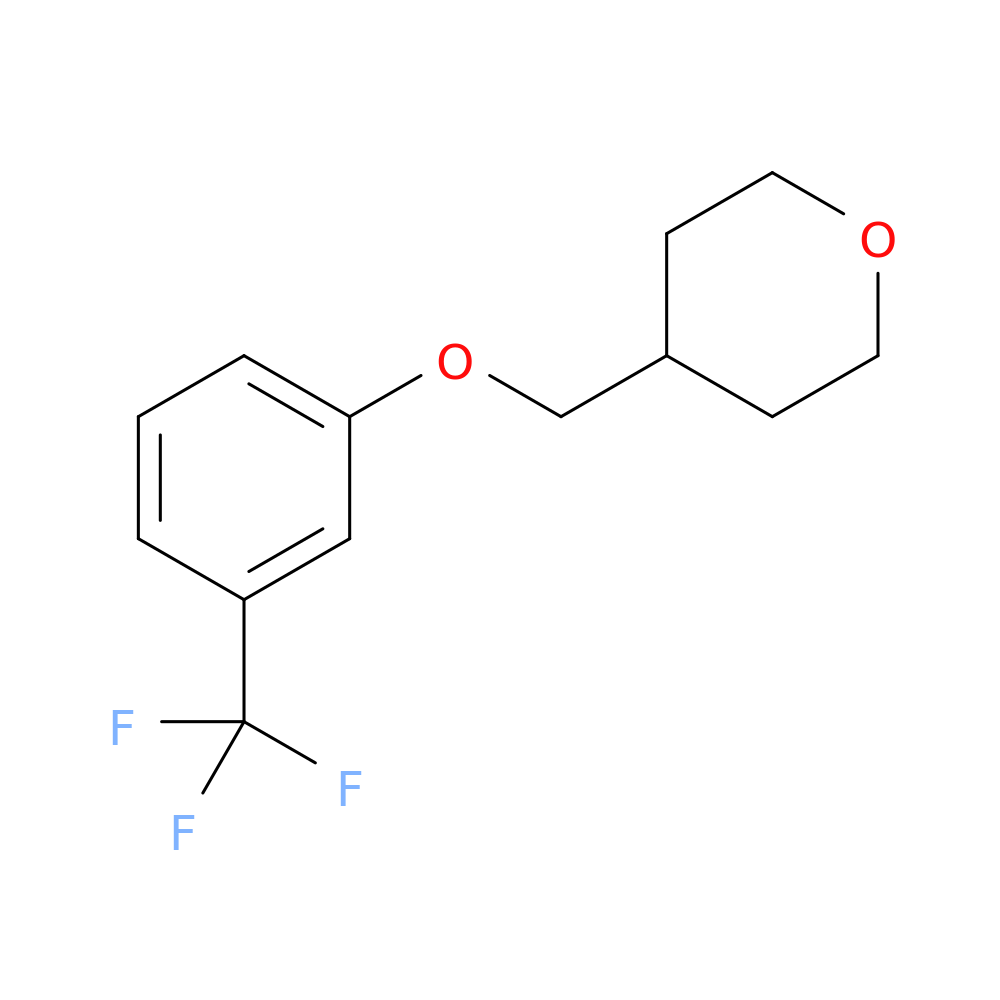 4-(3-Trifluoromethylphenoxy)methyltetrahydro-2H-pyran