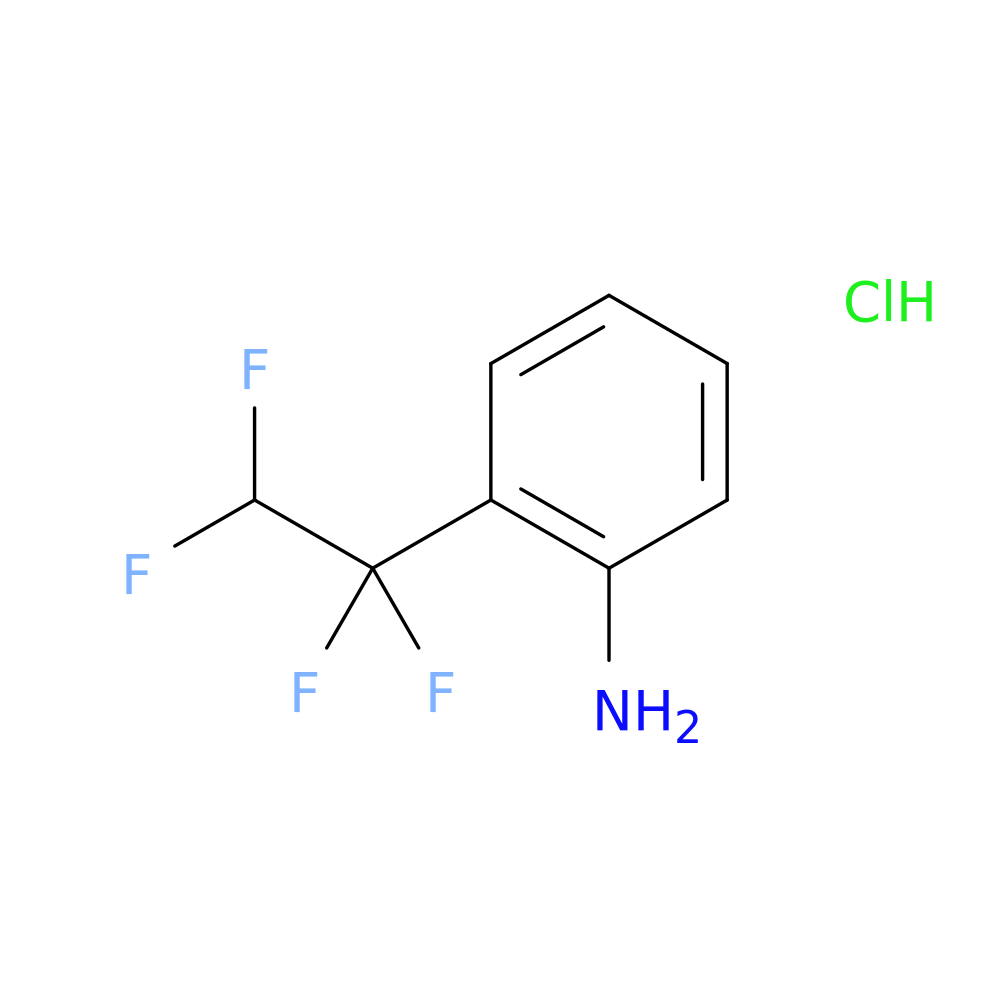 2-(1,1,2,2-tetrafluoroethyl)aniline hydrochloride