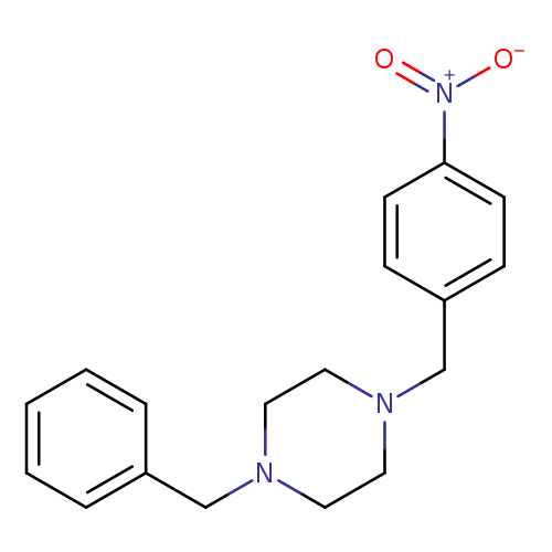 1-Benzyl-4-(4-nitrobenzyl)piperazine
