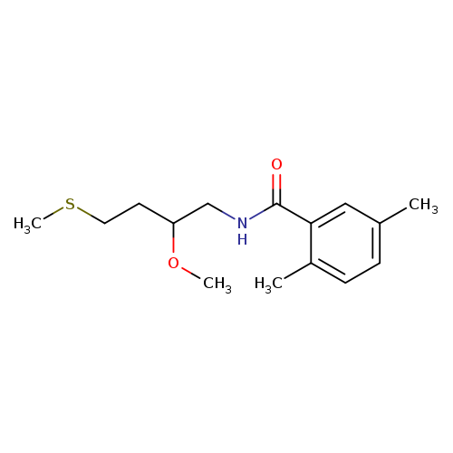 N-[2-methoxy-4-(methylsulfanyl)butyl]-2,5-dimethylbenzamide