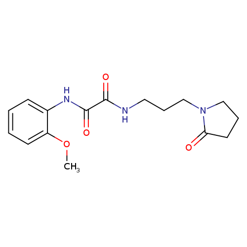 N'-(2-methoxyphenyl)-N-[3-(2-oxopyrrolidin-1-yl)propyl]ethanediamide